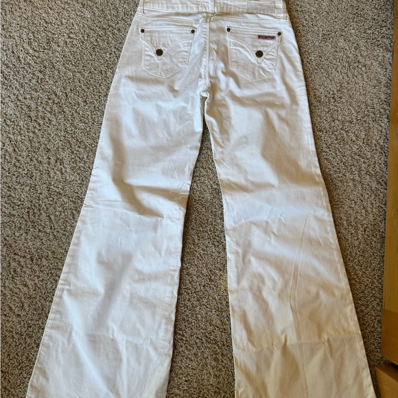Hudson Jeans Women's White Flare & Wide Leg - Picture 2 of 8